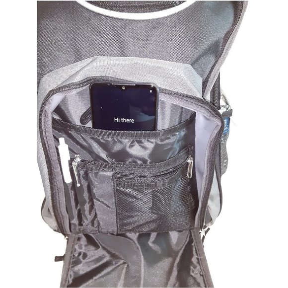 Carry On Backpack Rolling Backpack Travel Backpack Carry On Backpack with Wheels - Picture 13 of 15